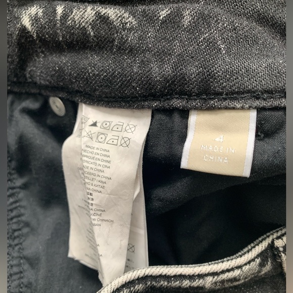 Michael Kors black/grey mom fit jeans size 4 - Picture 10 of 10